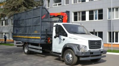 Газ Газон Некст с Крано-Манипуляторной установкой и платформой 6,2