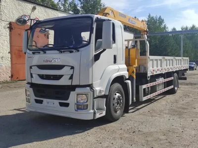 Бортовой автомобиль ISUZU Giga с КМУ 5 тонн — изображение 5