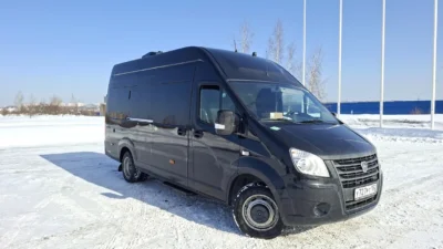 Автобус ВИП на базе ГАЗель Некст, А31R33, черный — изображение 2